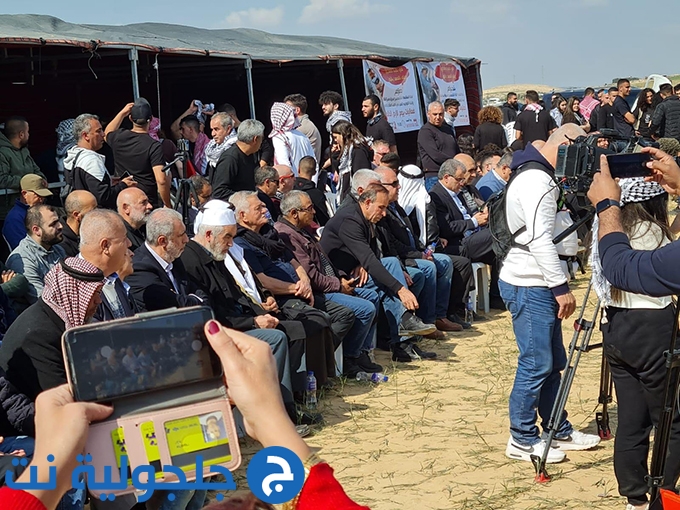 مشاركة حاشدة في مهرجان إحياء الذكرى الـ 46 ليوم الأرض في النقب